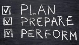 Online quiz Preparing and Planning to Manage
